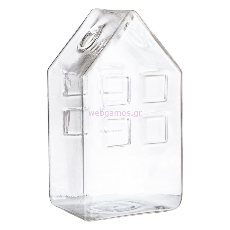 Γυάλινο Βάζο Σπιτάκι ΡΤ232 6*5*11εκ