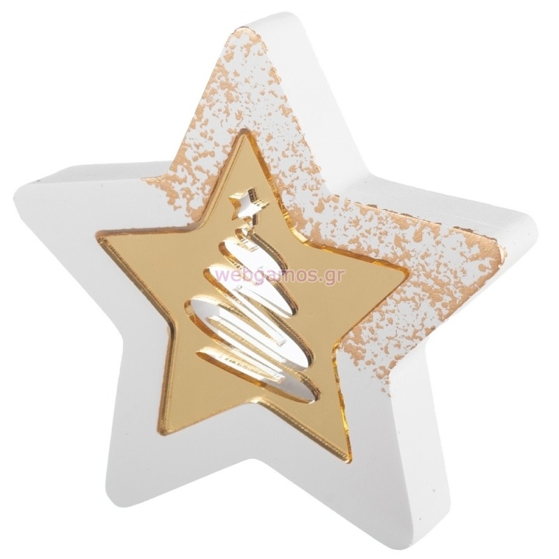 ΔΙΑΚΟΣΜΗΤΙΚΟ ΚΕΡΑΜΙΚΟ ΑΣΤΕΡΙ & ΔΕΝΤΡΟ Κ837 10εκ
