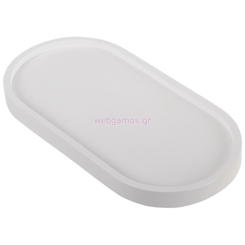 ΔΙΑΚΟΣΜΗΤΙΚΟΣ ΟΒΑΛ ΛΕΥΚΟΣ ΔΙΣΚΟΣ Κ829 23.5εκ