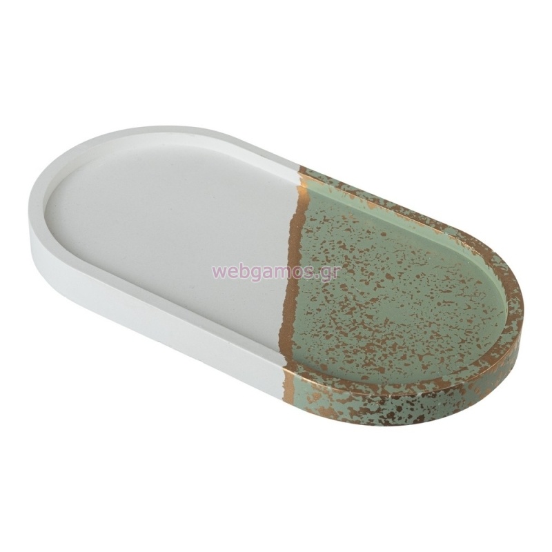 ΔΙΑΚΟΣΜΗΤΙΚΟΣ ΟΒΑΛ ΠΡΑΣΙΝΟΣ ΔΙΣΚΟΣ Κ893 17.7εκ