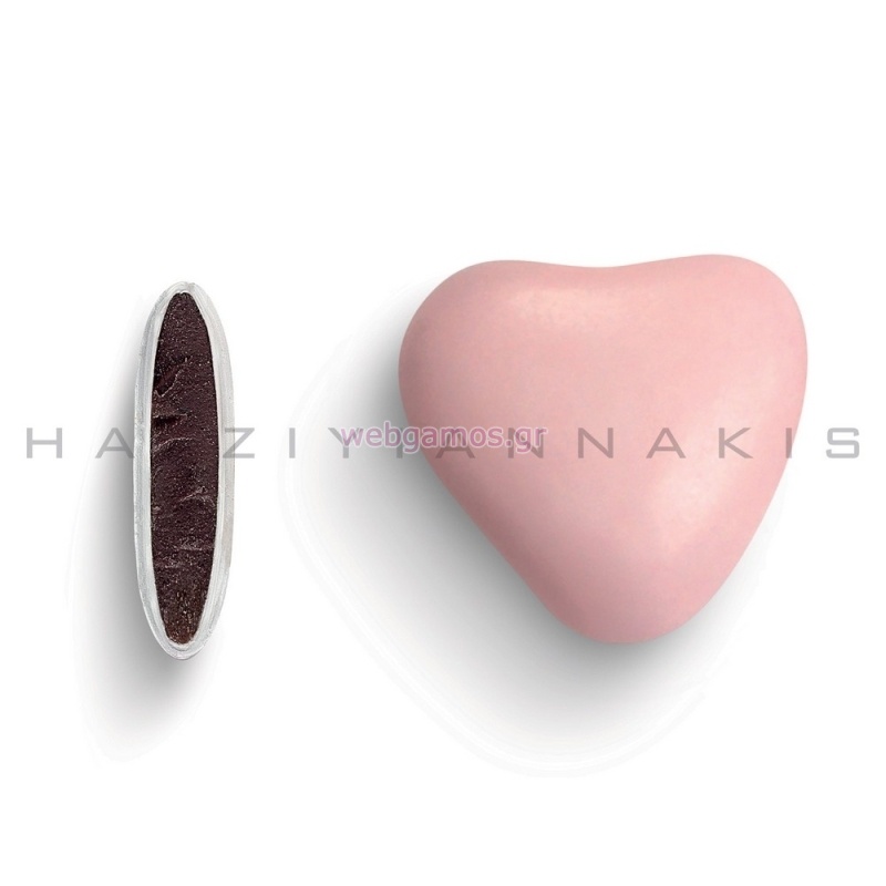 Καρδιά Χρώμα κουτί 1kg, Ροζ Ανοιχτό ματ