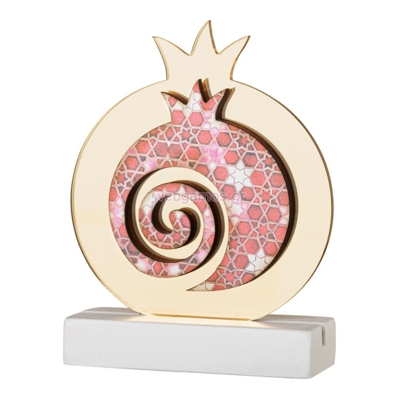 ΚΕΡΑΜΙΚΗ ΒΑΣΗ ΜΕ ΠΛΕΞΙ ΡΟΔΙ Κ980 10.5εκ