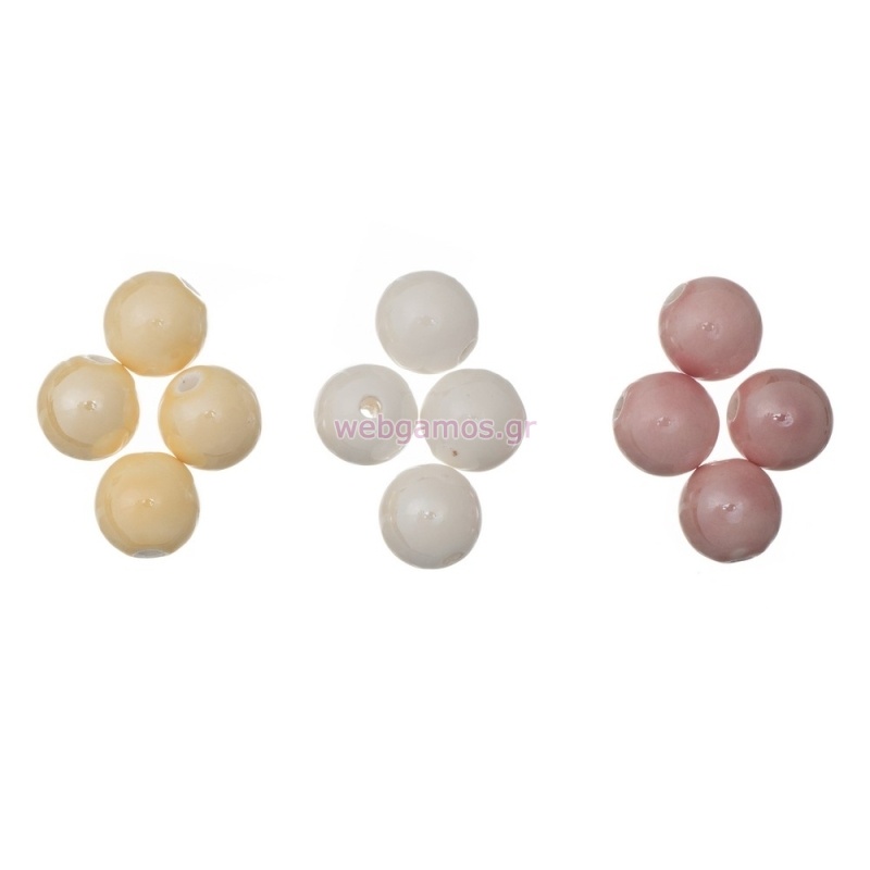 Κεραμική Χάντρα 14χιλ/50τμχ Ε79