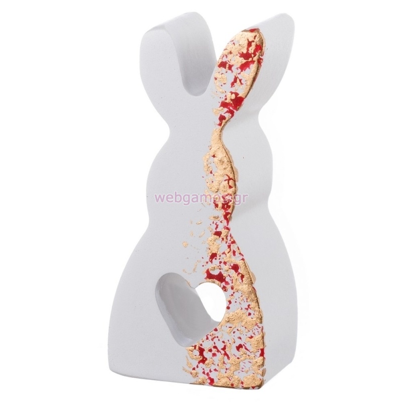 Κεραμικός Λαγός με Καρδιά Κ945 3.5*7.5