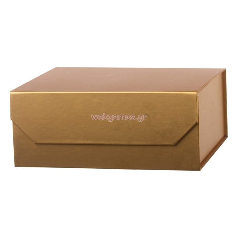 Κουτί Δώρου Διπλώσιμο Χρυσό ΡΤ240-2 20*15*8εκ