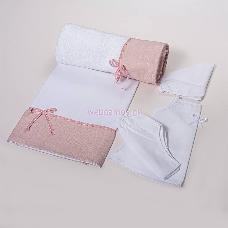 Λαδόπανο Φιογκάκι Ροζ Κορίτσι Λ246