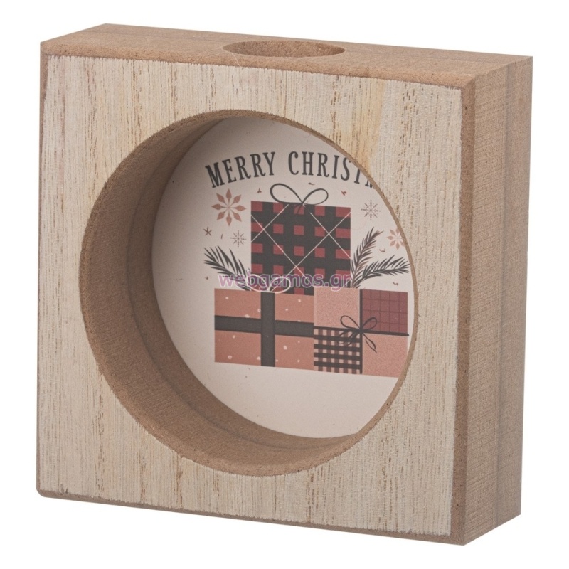 ΞΥΛΙΝΗ ΒΑΣΗ ΓΙΑ ΣΩΛΗΝΑ ΜΕ ΠΛΑΤΗ ΝΒ639