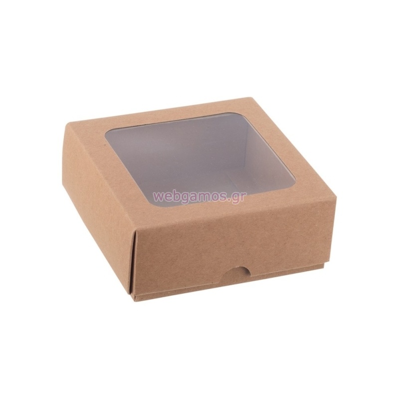 Χάρτινο Κουτί Δώρου με Παράθυρο ΡΤ201-1 12*5εκ