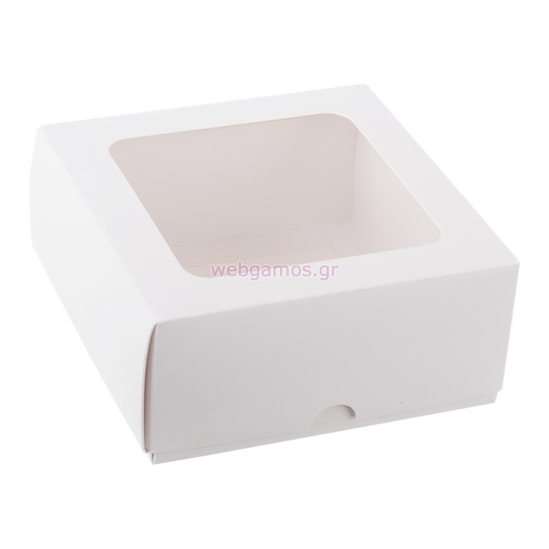 Χάρτινο Κουτί Δώρου με Παράθυρο ΡΤ201-2 14.5*6.5εκ