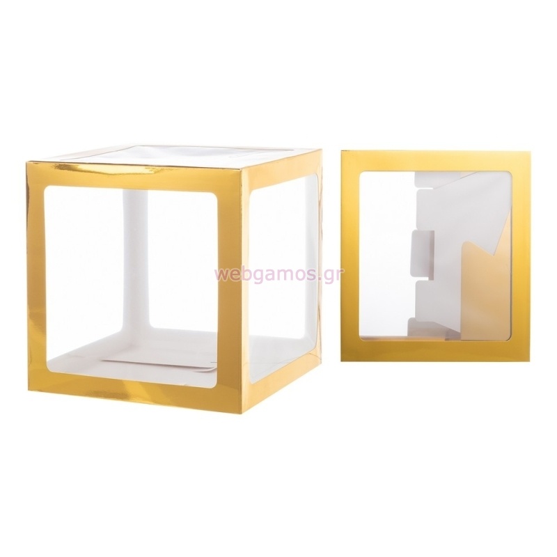 Χάρτινο Κουτί Χρυσό Μεγάλο ΡΤ207-1 30εκ