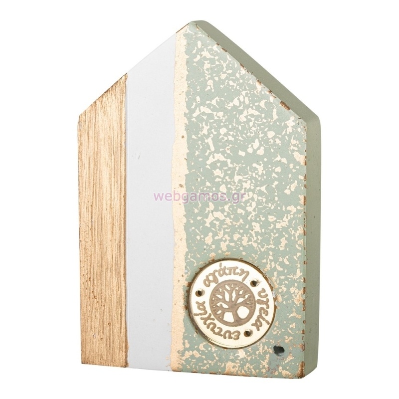 ΔΙΑΚΟΣΜΗΤΙΚΟ ΚΕΡΑΜΙΚΟ ΠΡΑΣΙΝΟ ΣΠΙΤΑΚΙ ΜΕ ΠΛΕΞΙ Κ962 11.8εκ