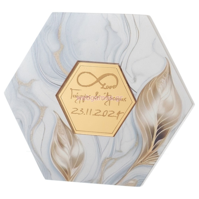 Κεραμικό Σουβέρ Αρχικά Απειρο Κ915 10εκ