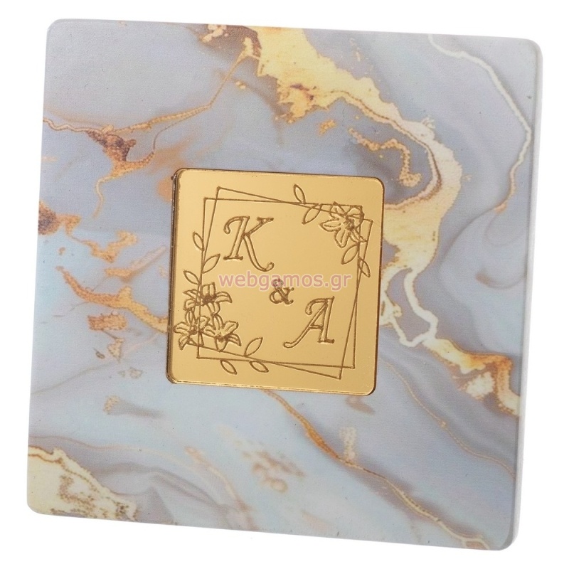 Κεραμικό Σουβέρ Αρχικά Κ910 9.5*9.5εκ