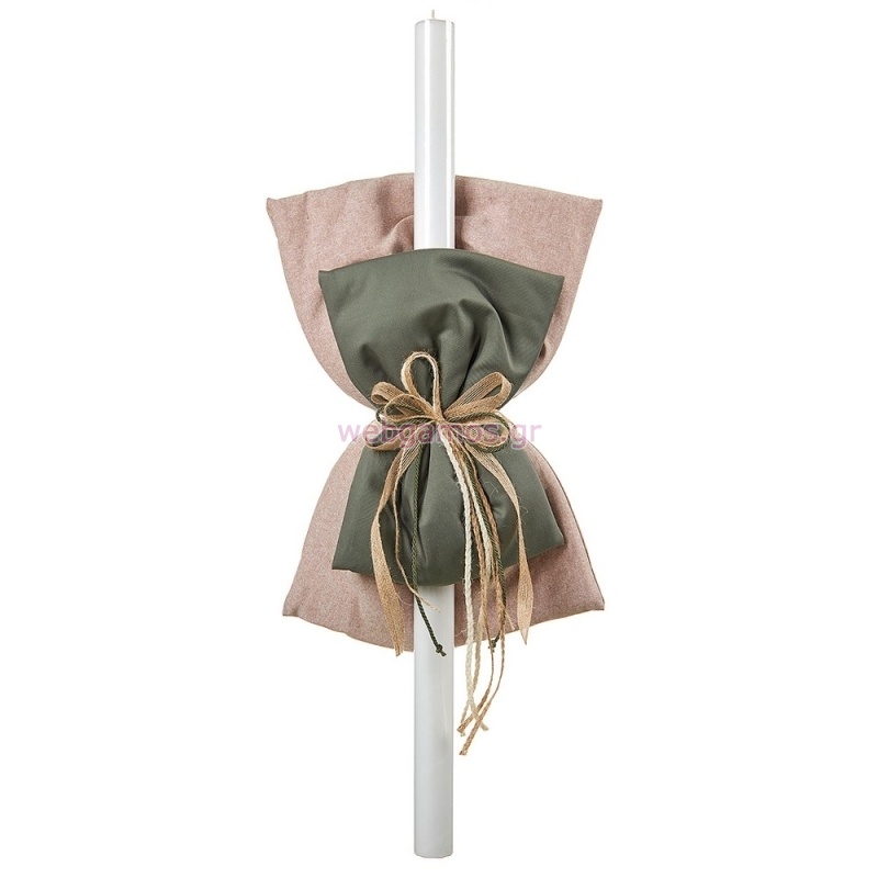 Λαμπάδα Βάπτισης Λαδί ΧΛ184