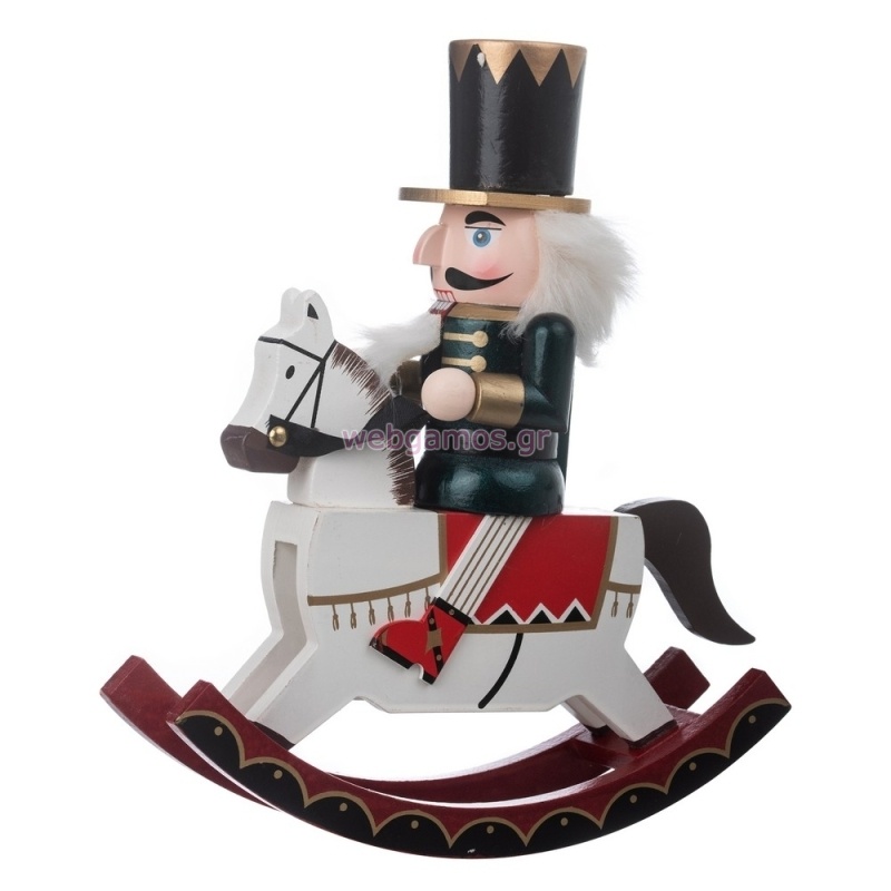 Καρυοθραύστης Αλογάκι Μπλε ΡΤ259-3 28εκ