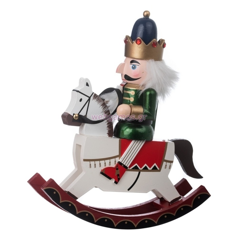 Καρυοθραύστης Αλογάκι Πράσινο ΡΤ259-2 28εκ