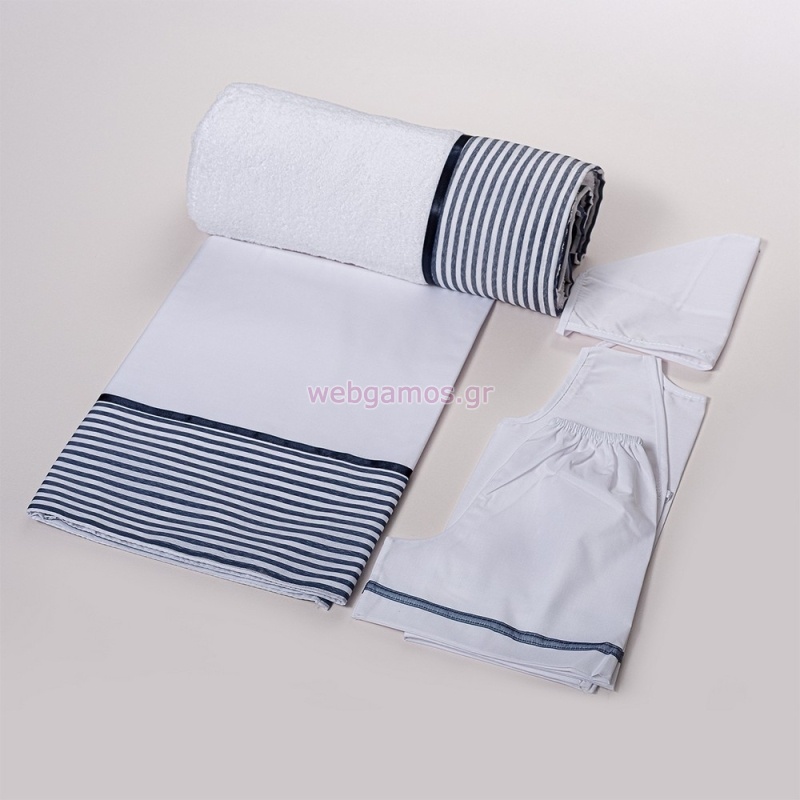 Λαδόπανο Μπλε Ρίγα Αγόρι Λ168