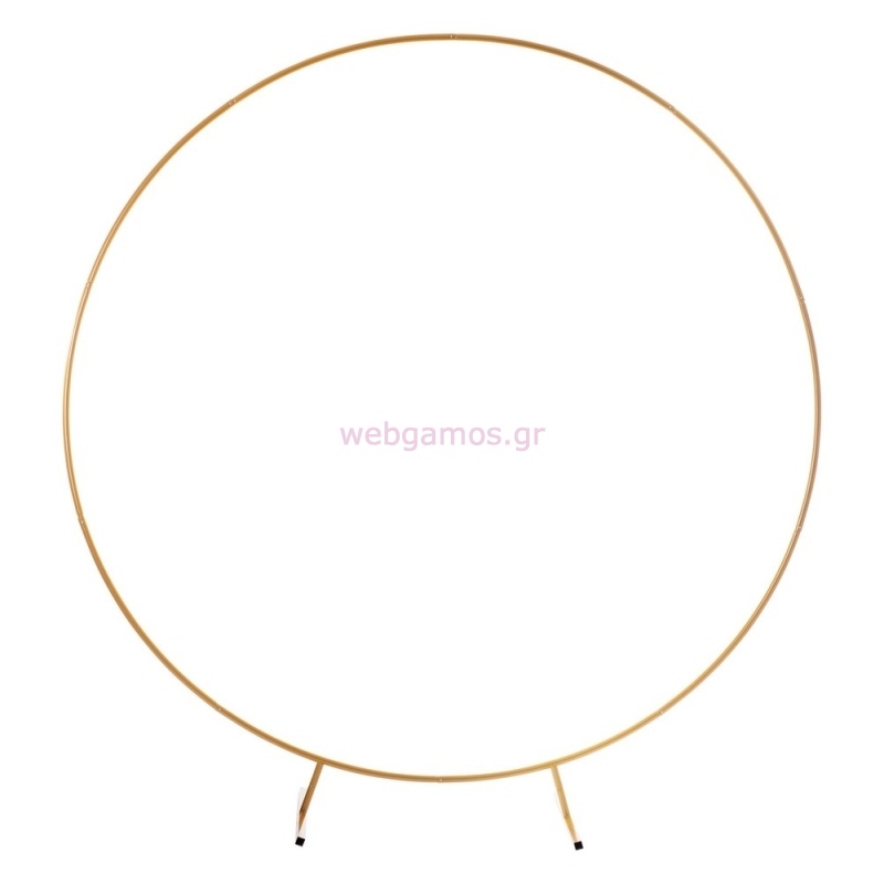 Μεταλλική Αψίδα Στρογγυλή Χρυσή ΡΤ227