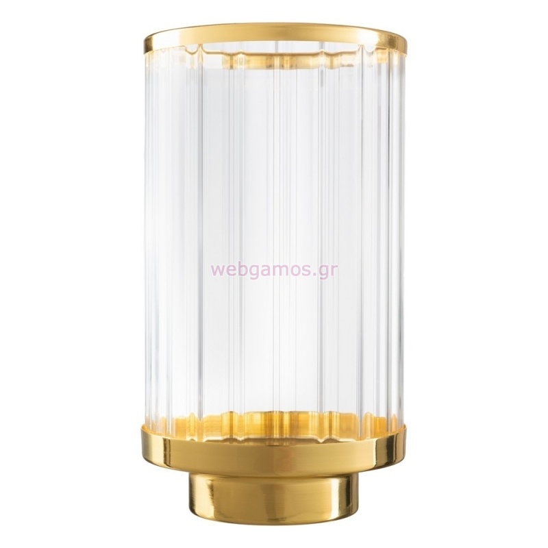 Μεταλλικό Κηροπήγιο Ε45 19*12εκ