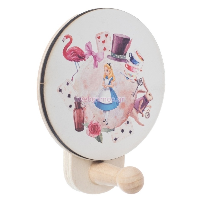 Ξύλινη Κρεμάστρα Αλίκη ΝΒ515