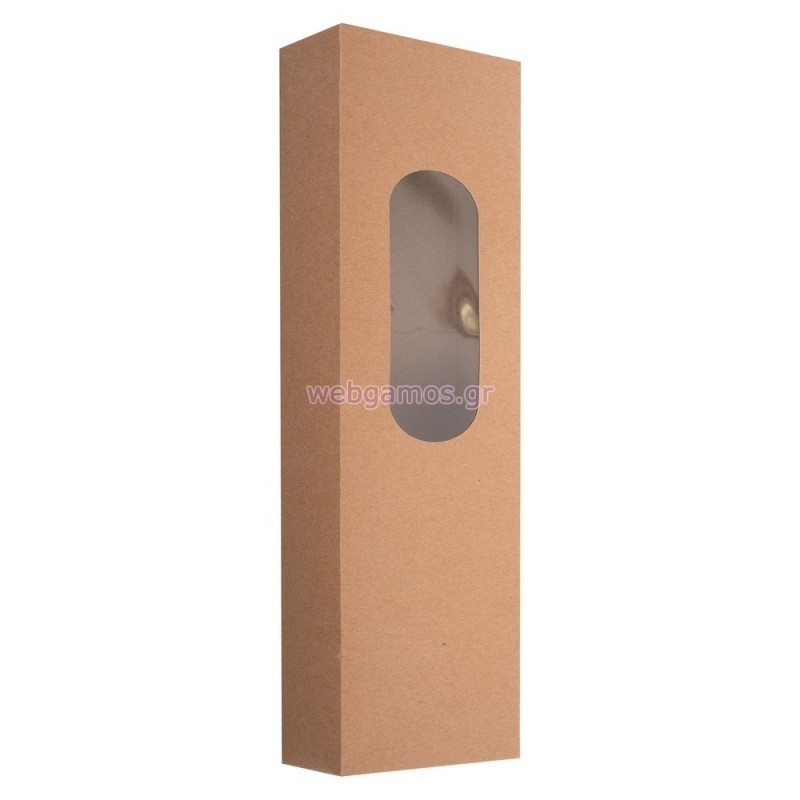Χάρτινο Κουτί Λαμπάδας με Παραθυρο ΡΤ203 35*10*5εκ
