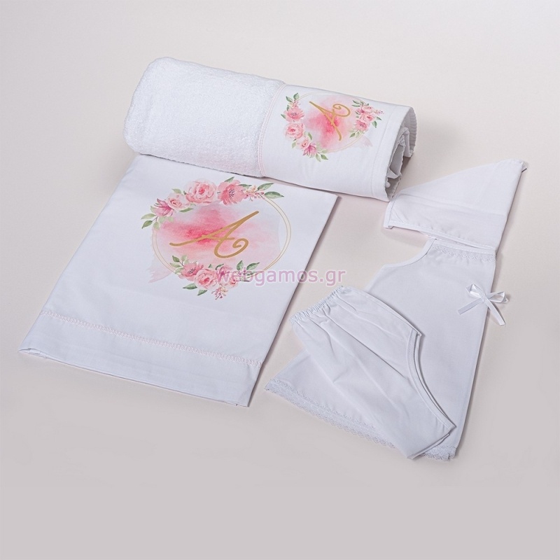 Λαδόπανο Μονόγραμμα Κορίτσι Λ269