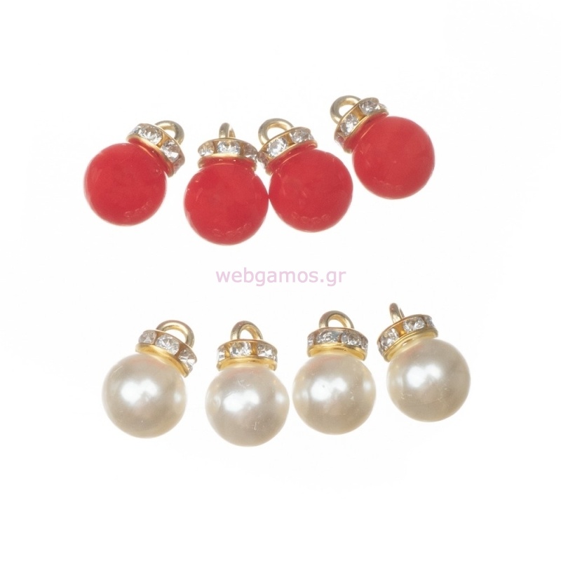 Χριστουγεννιάτικες Πέρλες / Μπάλες 50τμχ  Ε90