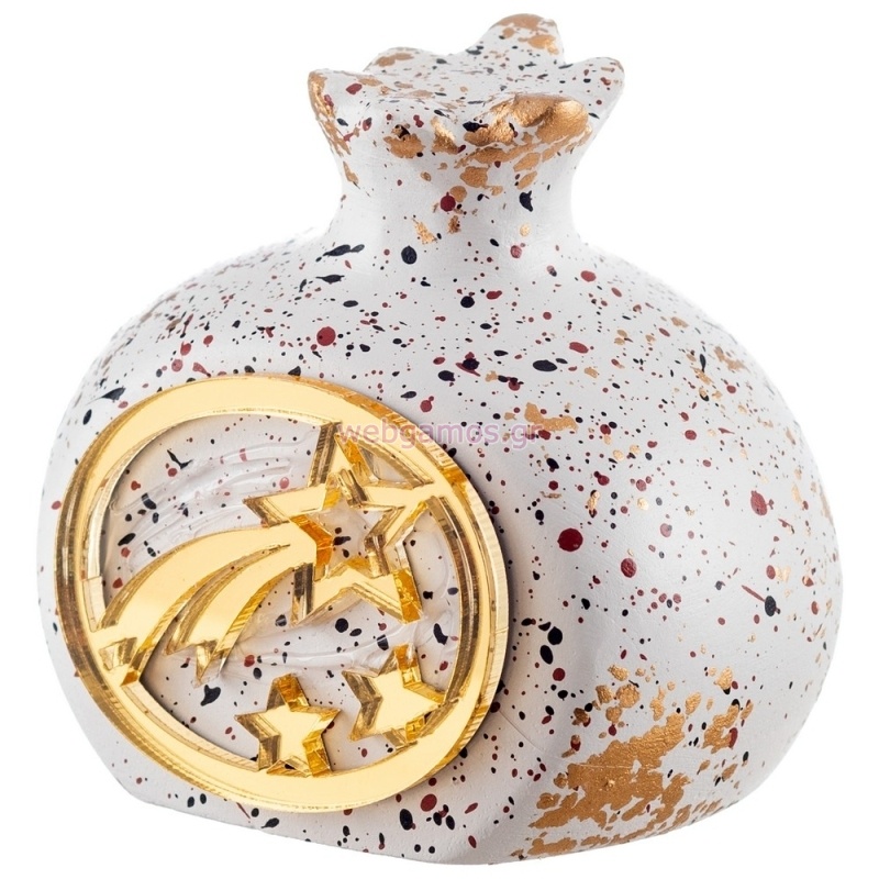 ΔΙΑΚΟΣΜΗΤΙΚΟ ΚΕΡΑΜΙΚΟ ΡΟΔΙ & ΠΛΕΞΙ ΑΣΤΕΡΙ Κ827 7εκ