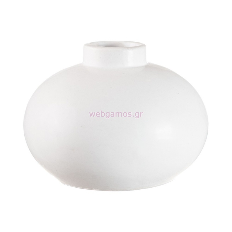 Κεραμικό Βαζάκι Λευκό ΡΤ200