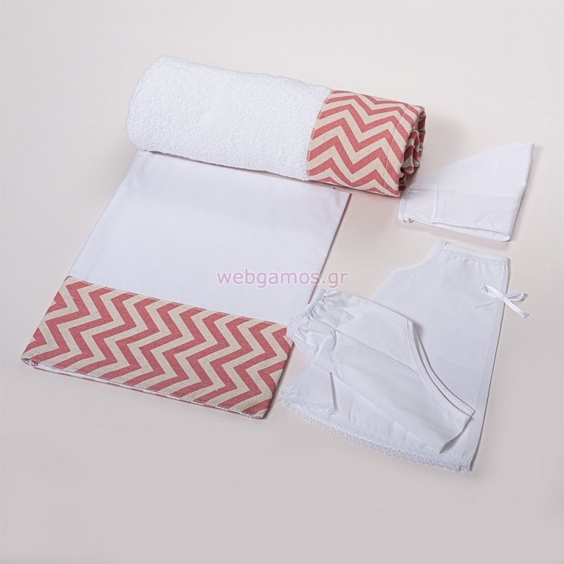 Λαδόπανο Σεβρόν Ροζ Κορίτσι Λ177