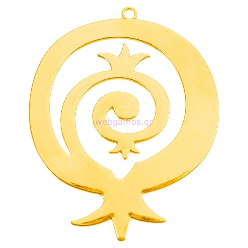 Μεταλλικό Χρυσό Ρόδι Ε39