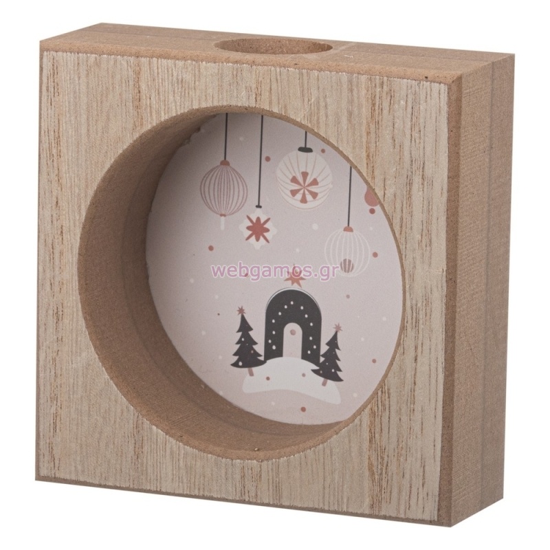 ΞΥΛΙΝΗ ΒΑΣΗ ΓΙΑ ΣΩΛΗΝΑ ΜΕ ΠΛΑΤΗ ΝΒ637