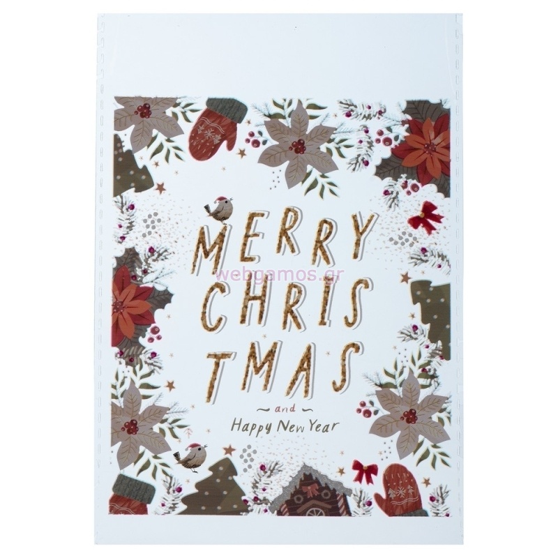 Σακούλα Συσκευασίας Λουλούδια 100τμχ ΡΤ186