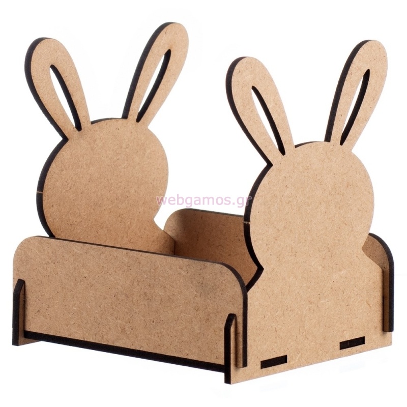 Ξύλινο Πασχαλινό Καλάθι Μεγάλο ΝΒ535