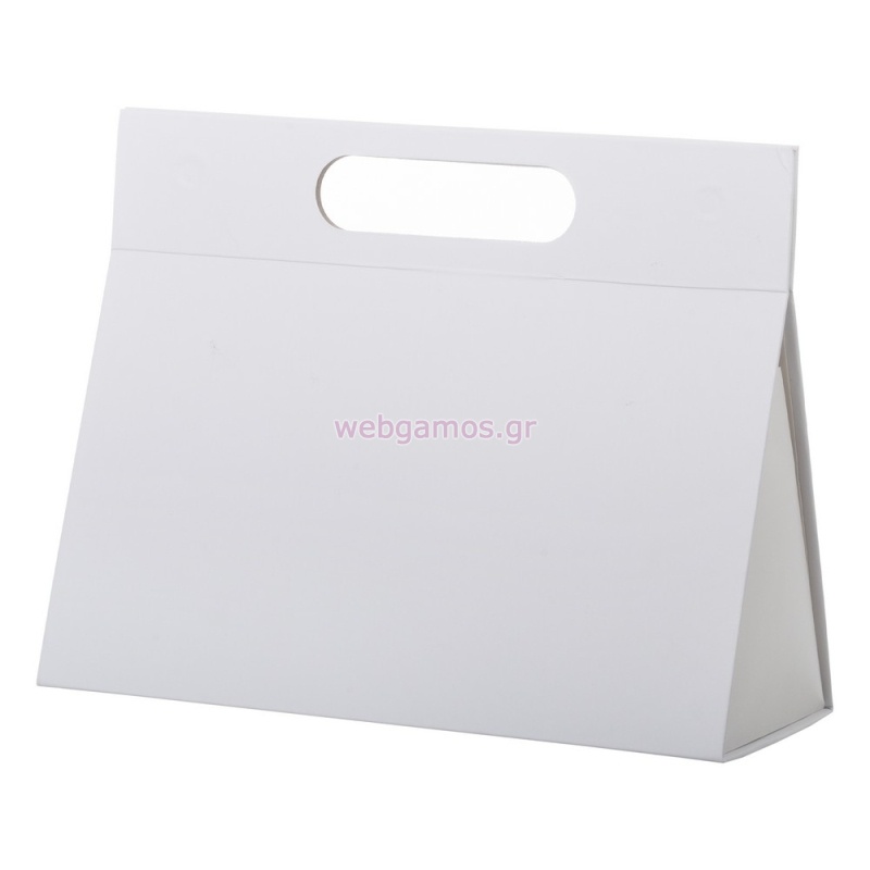 Τσάντα Δώρου Διπλώσιμη Λευκή ΡΤ243-1 26*17*11εκ