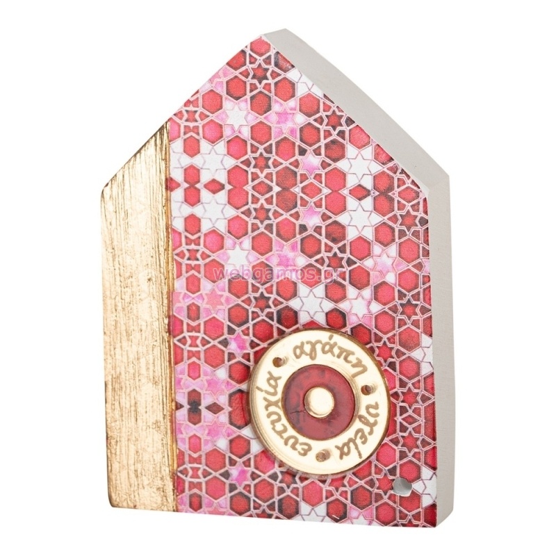 ΔΙΑΚΟΣΜΗΤΙΚΟ ΚΕΡΑΜΙΚΟ ΚΟΚΚΙΝΟ ΣΠΙΤΑΚΙ ΜΕ ΠΛΕΞΙ Κ959 10εκ