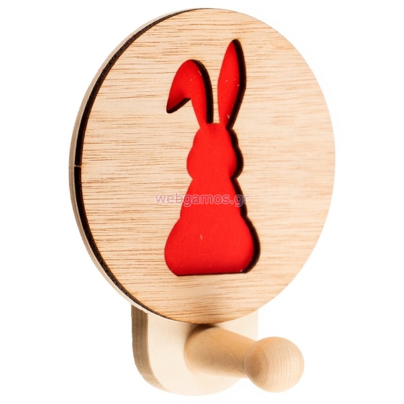 Ξύλινη Κρεμάστρα Λαγός ΝΒ532