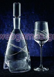 Σετ Καράφα - Ποτήρι γάμου (3017)