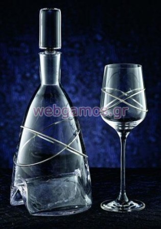 Σετ Καράφα - Ποτήρι γάμου (3017)