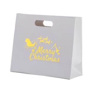 Τσάντα Λευκή Merry Christmas ΡΤ265-2 10*11.5*4.5
