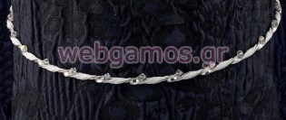 Στέφανα Γάμου ασημένια (188)