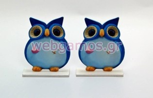 Μπομπονιέρα Βάπτισης κουκουβάγια (Μ6983)