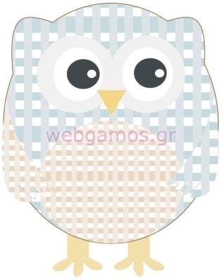 Ξύλινο Διακοσμητικό κουκουβάγια (xd1937)