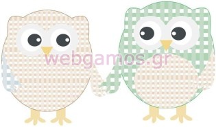 Ξύλινο Διακοσμητικό κουκουβάγιες (xd1939)