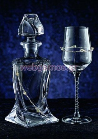 Σετ Καράφα - Ποτήρι γάμου (3019)