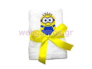 Μπομπονιέρα Πετσέτα minion (tow1384)