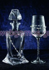Σετ Καράφα - Ποτήρι γάμου (3020)
