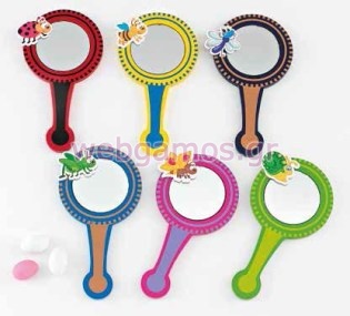 Μπομπονιέρα Βάπτισης καθρεπτάκι (208-5744)