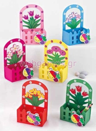 Μπομπονιέρα Καλαθάκι μελισσούλα (208-5807)