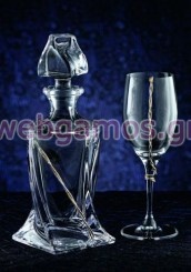 Σετ Καράφα - Ποτήρι γάμου (3212)